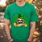 Sloth Lucky ST.Patrick's Day Black Standard T-Shirt .jpg
