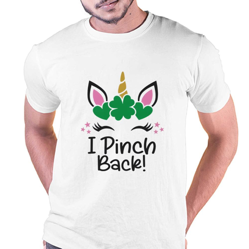 St Patrick's Day I Pinch Back Unicorn Shirt .jpg