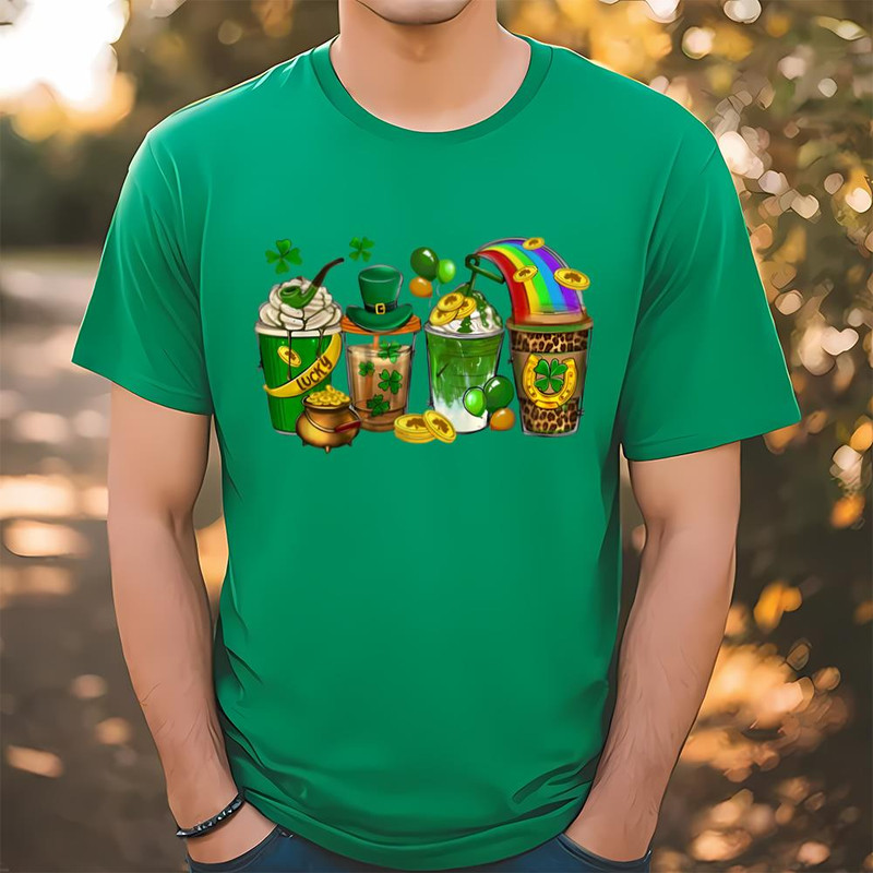 St Patricks Day Coffee Latte Shirt .jpg