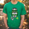 St Patricks Day Skull Messy Bun Saint Pattys Paddys T-Shirt .jpg