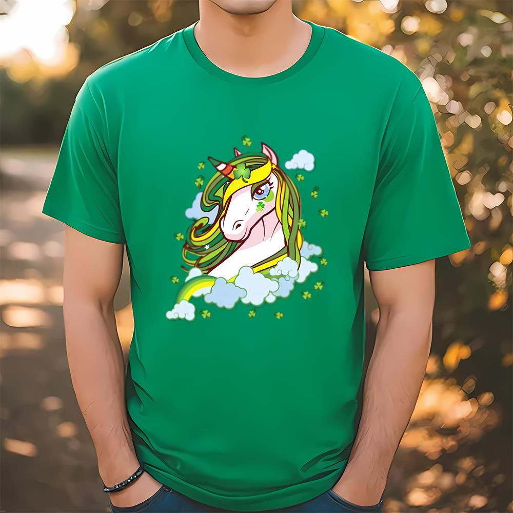 St Patricks Day Unicorn Leprechaun Lepricorn T-Shirt .jpg