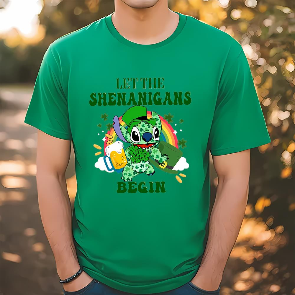 St. Patrick's Day Lilo And Stitch Shirt, Stitch Happy St. Patrick's Day Shirt .jpg