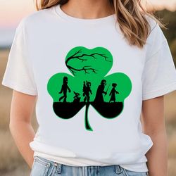 star wars characters shamrock shirt, disney star wars st patricks day t-shirt, gift for her, gift for him