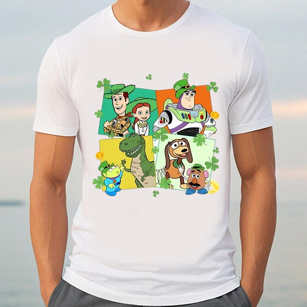 Toy Story St Patricks Day Shirt, Disney Shamrock Shirt .jpg