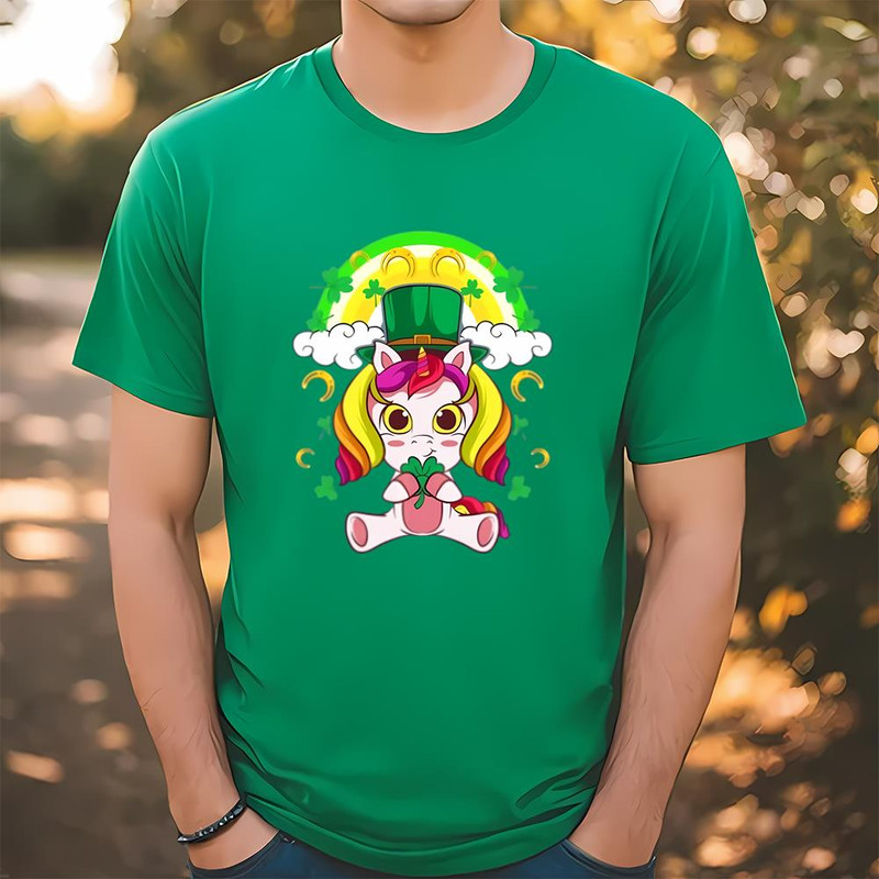 Unicorn Leprechaun St Patricks Day Irish T-Shirt .jpg
