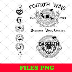 fourth wing png stencil, basgiath digital file, rebecca yarros png, fourth wing png, xaden riorson, dragon rider png, bo