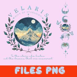 velaris city of starlight acotar png, acotar velaris png download file, feyre and rhysand night court book png