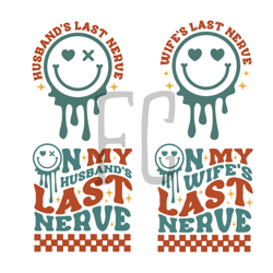 on my husbands wifes last nerve svg digital file