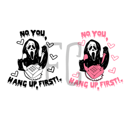 no you hang up first bundle scream svg file