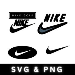 nike svg design bundle | trendy sports logo svgs for cricut & silhouette | nike-inspired cutting files for diy projects