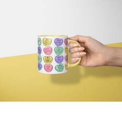 vagina mug, vulva mug, feminist gift, funny coffee mug, lesbian bachelorette, inappropriate gifts, novelty mug