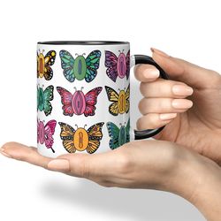 Butterfly Vagina Mug, Vulva, Yoni, Inappropriate Gifts - 11oz, 15oz - Perfect Gag Gift for Valentine's Day