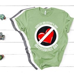 singles valentine's day love funny anti valentine's day t-shirt