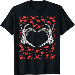 skeleton hand heart valentines day funny bones love t-shirt, valentine's day png, digital design download