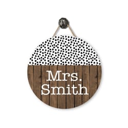 teacher door sign metal classroom sign personalized metal door hanger teacher appreciation rustic spots school