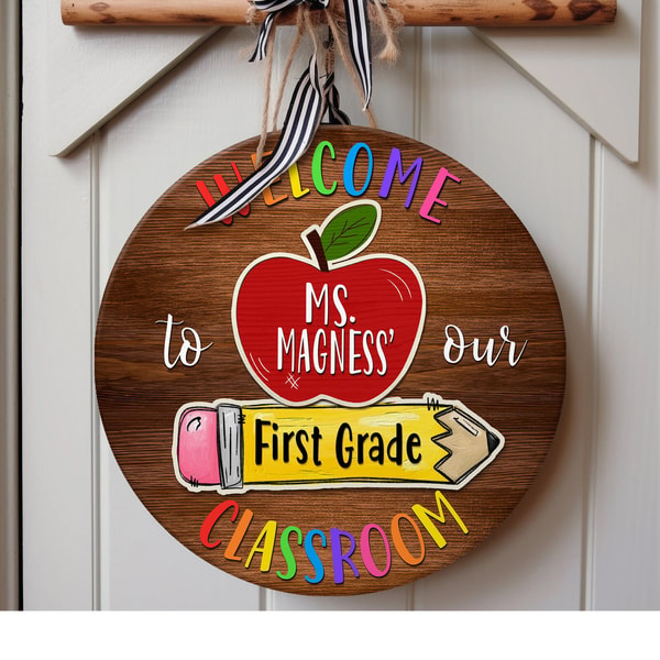 Educator Sign Custom Teacher Sign, Personalized Teacher Door Sign, Classro - Inspire ...