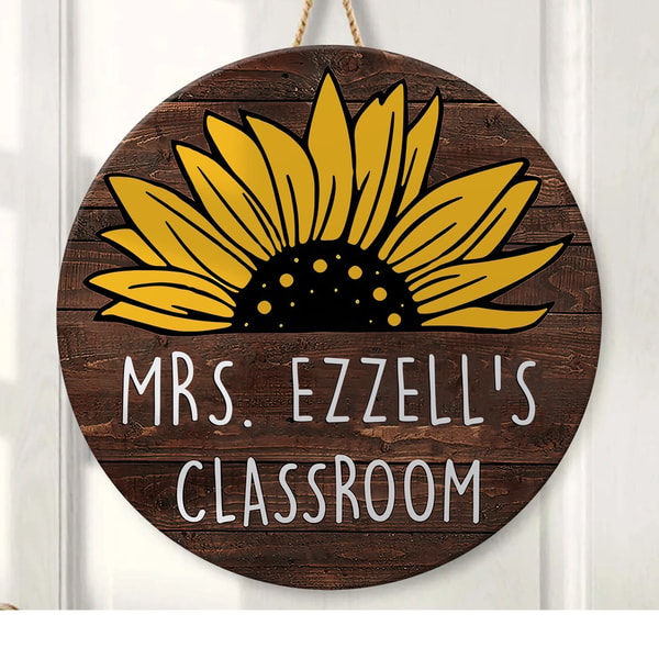 Personalized Teacher Sign, Teacher Appreciation Gift, Classr - Inspire ...