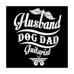 husband dog dad guitarist svg, fathers day svg, husband svg, dog dad svg, guitarist svg, guitar svg, dad svg, wings svg,