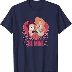 disney a goofy movie valentine's day roxanne & max be mine t-shirt