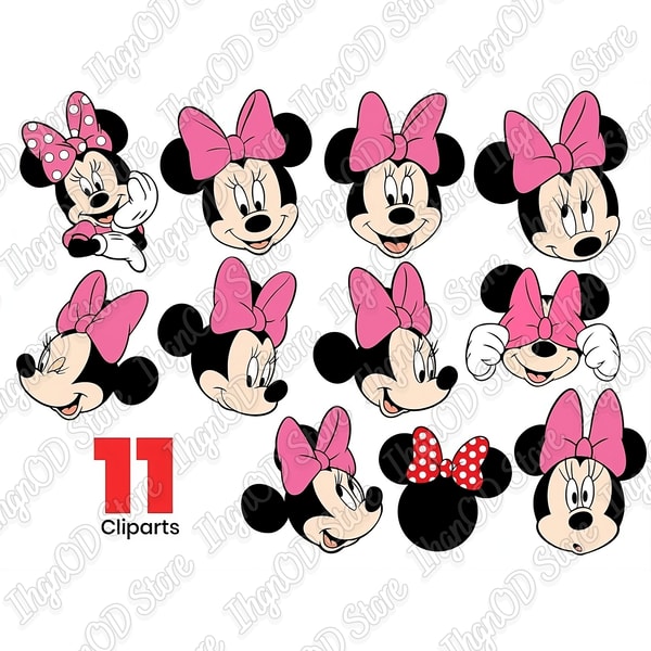 Mini Mouse Rear Face Minnie Mouse Face Pictures