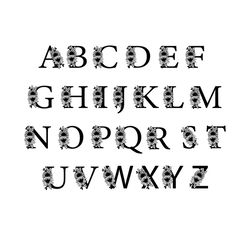 floral letters sunflowers svg, trending svg, flower alphabet svg, floral letter svg, botanical alphabet svg, flowers alp