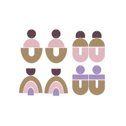 earrings bundle svg, trending svg, leather earrings svg, earring svg, boho earrings svg, bohemian desert earrings, gift
