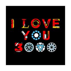 i love you 3000 avengers endgame iron man tv show svg