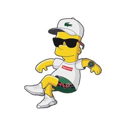 bart simpson wearing brands svg, cartoon svg, bart simpson svg, logo brands svg, fancy brands svg, funny svg, cartoon cr