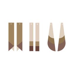 long stacked earrings svg, trending svg, faux leather earring svg, dangle earring svg, jewelry laser svg, teardrop earri