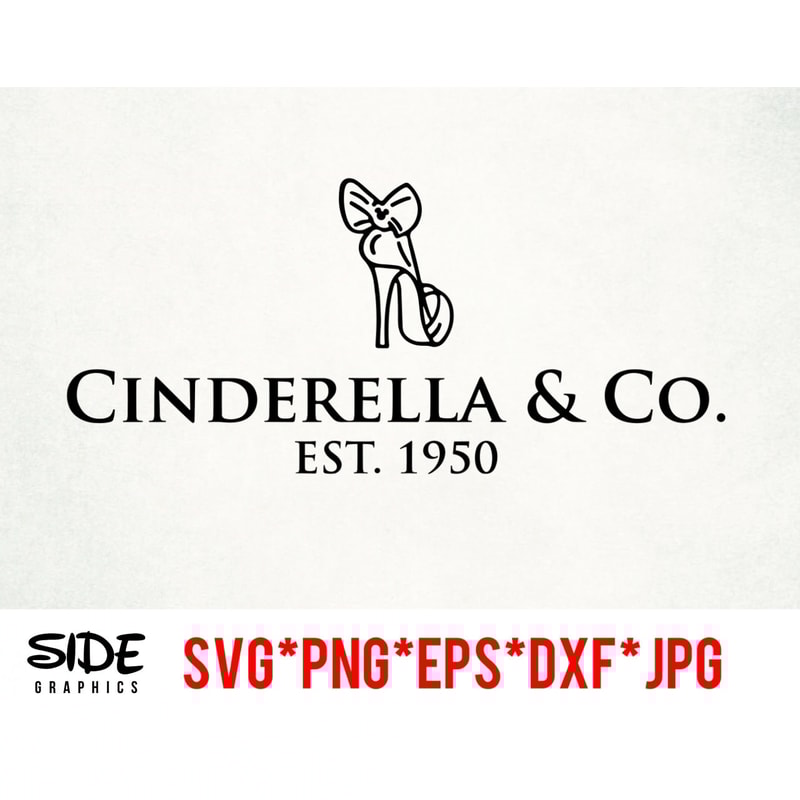 Cinderella and Company instant download digital file svg, png, eps, jpg, and dxf clip art for cricut silhouette and other cutting software.jpg
