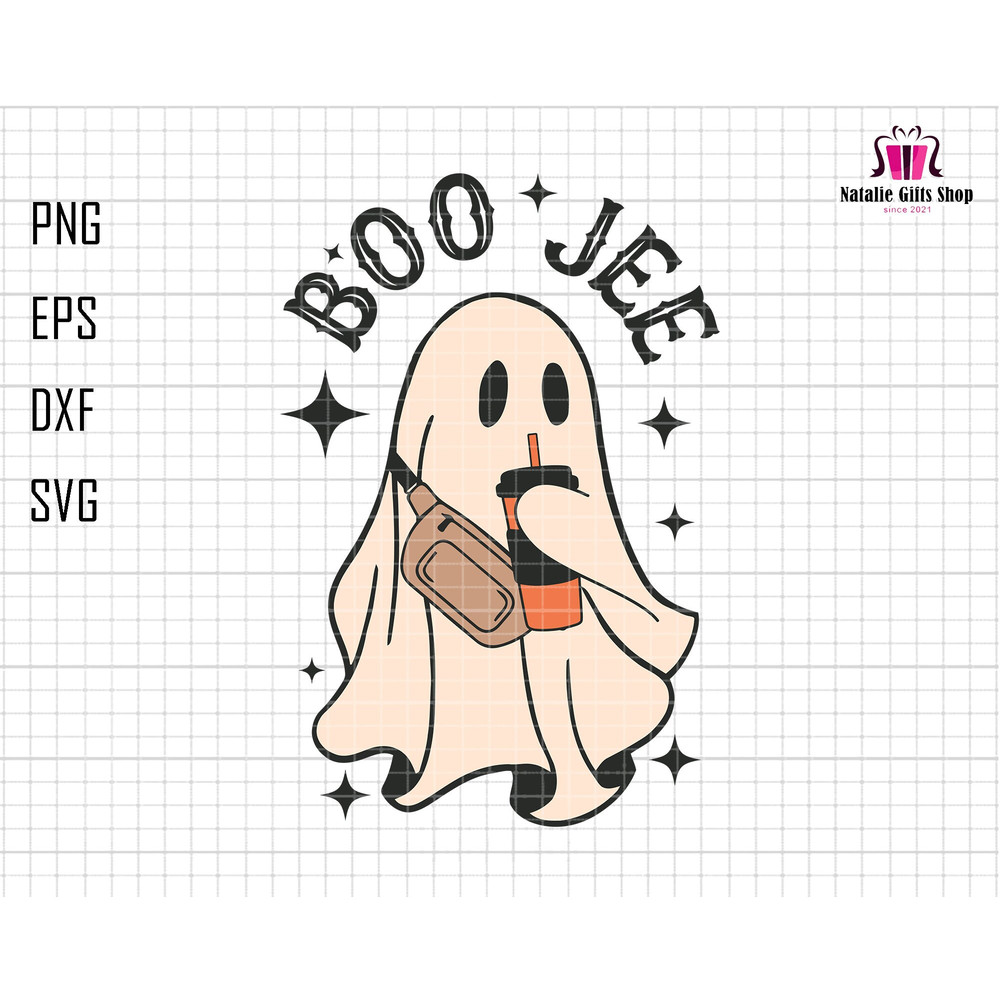 Boo Jee Stanley Tumbler Svg, Boujee Ghost Svg, Halloween Boo Svg, Cute Ghost Svg, Trendy Halloween Svg, Halloween Costume Svg, Boy Ghost Svg.jpg
