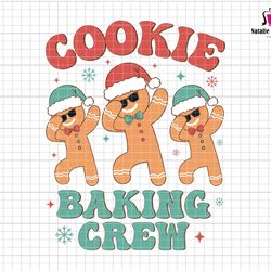 cookie baking crew svg, xmas gingerbread svg, family funny gingerbread svg, christmas baking team svg, cookie squad svg,