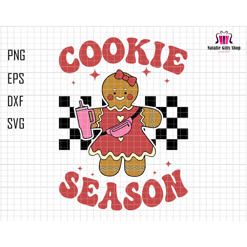 Cookie Season Svg, Merry Christmas Svg, Gingerbread Cake Svg, Christmas Food Svg, Stanley Belt Bag Svg, Christmas Vibes Svg, Funny Christmas.jpg