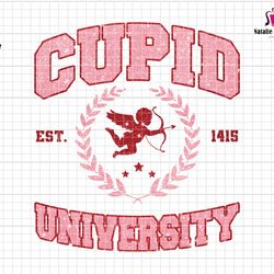 cupid university png, happy valentines day png, valentines day shirt, love day png, trendy valentine png, cupid heart pn