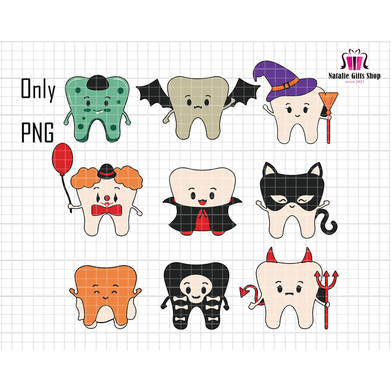 Dentist Character Png, Halloween Dentist Png, Retro Halloween Png, Dental Assistance, Cute Ghost Teeth Png, Trick Or Teeth , Dentist Witch.jpg