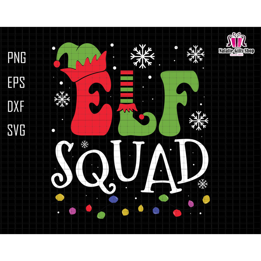 Elf Squad Svg, Holiday Sayings, Family Christmas 2023 Svg, Christmas Pajamas Svg, Christmas Crew Svg, Group Christmas Shirt,Christmas Quote.jpg