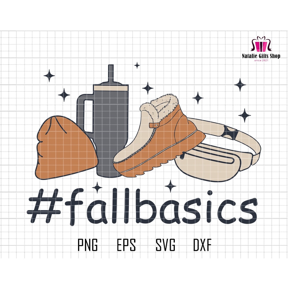 Fall Basics Svg, Winter Hat Svg, Winter Shoes, Stanley Tumbler Inspired Belt Bag, Fall Shirt, Retro Fall Vibes Svg, Autumn Svg, Thanksgiving.jpg
