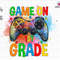 Game On 1st Grade Png, First Grade png, 1st Grade Sublimation, Back to School Png, First Day of School Png, School Png, Game controller png.jpg