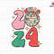 Hello 2024 Svg, Trendy Christmas Svg, Christmas Shirt, Retro Christmas, Christmas Tree Png, Disco Ball Svg, Happy New Year, New year 2024.jpg