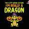 I'm Really A Dragon Svg, Dinosaur Halloween, Funny Halloween, T-Rex Witch, Spooky Pumpkin Svg, Fall Cut Files, Silhouette, Instant Download.jpg