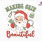 Making Skin Beautiful Svg, Skincare Tshirt, Makeup Artist Gift, Skin Therapist Tshirt, Aesthetician Tee, Noel Esthetician, Funny Santa Svg.jpg