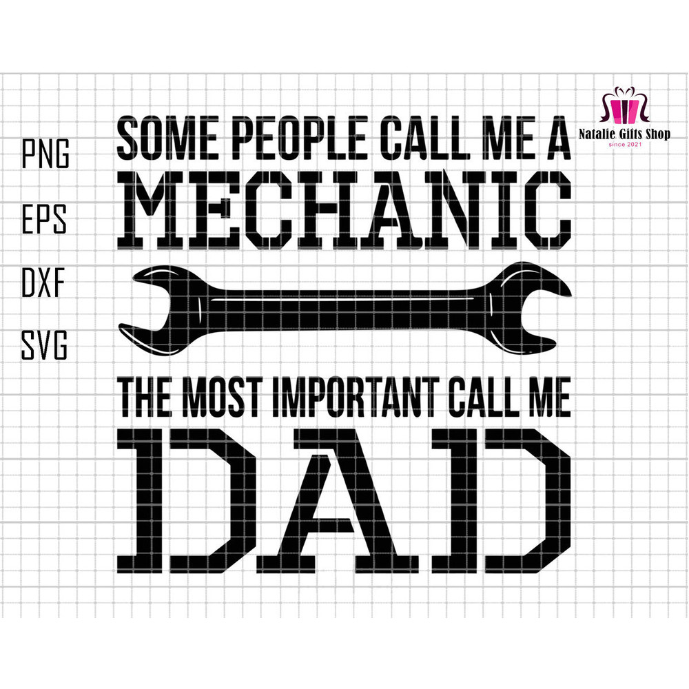 Mechanic Dad Svg, Some People Call Me A Mechanic The Most Important Call Me Dad Svg, Mechanic Wrench Svg, Repair Tools Svg, Father's Day Svg.jpg
