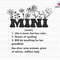 Mini Svg, Mini Flower Svg, Retro Mini Svg, Mini Definition Svg, Floral Mini Svg, Mini Quote Svg, Digital Download, Silhouette, Mini Tumbler.jpg