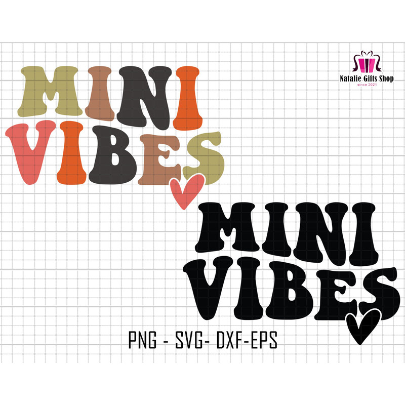 Mini Vibes Svg, Mini Svg, Groovy Mini Vibes Svg, Retro Mini Svg, Silhouette Mini Svg, Mini Vintage Svg, Cricut File Svg, Sublimation Designs.jpg