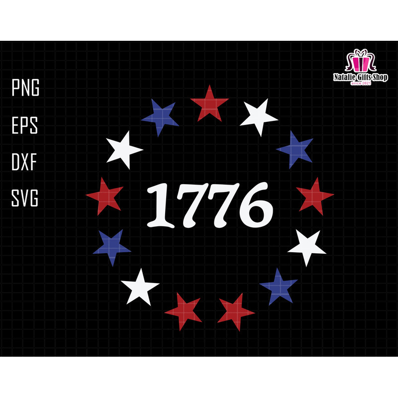 Red White Blue Svg, USA 1776 Svg, Independence Day Svg, 4th of July Svg, America Svg, Patriotic Svg, America 1776 Svg, American Vibes Svg.jpg