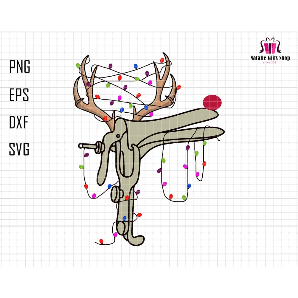 Reindeer Speculum Nurse Svg, Funny OBGYN Nurse, L&D Nurse Xmas Svg, OBGYN Christmas Svg, Christmas Nurse Svg, Midwife Obstetrics Doula Svg.jpg