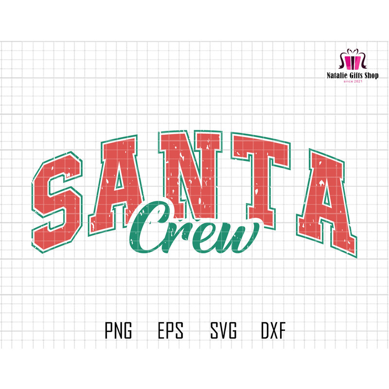 Santa Crew Svg, Merry Christmas Svg, Christmas Season, Retro Christmas, Santa Claus Svg, Santa Varsity Svg, Christmas Shirt Svg, Xmas Crew.jpg