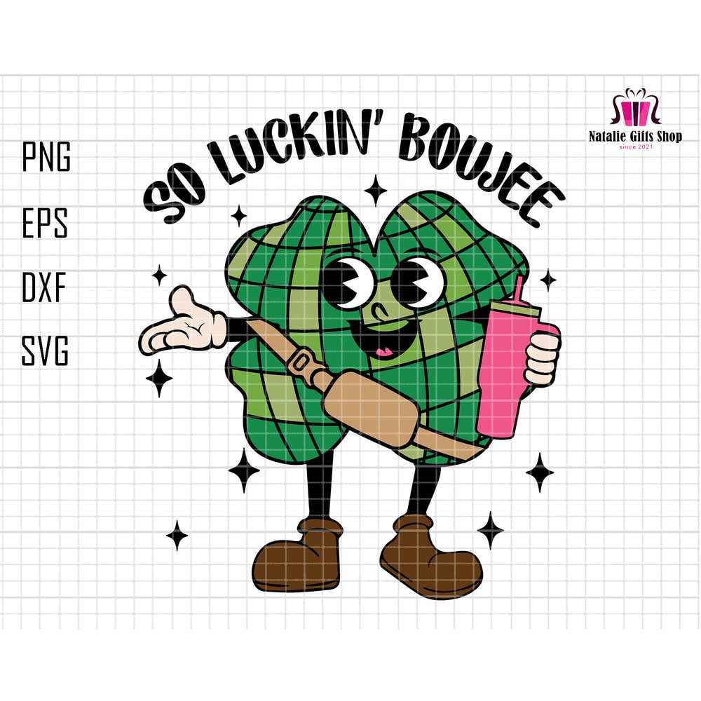 So Luckin' Boujee Svg, St Patrick Day Svg, Clover Shamrock Svg, Stanley Tumbler Belt Bag Svg, Saint Patrick Svg, Irish Svg, St Pattys DaySvg.jpg