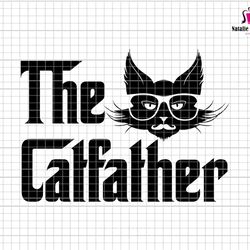 the cat father svg, father svg, cat svg, cat lover svg, funny father svg, cat father silhouette svg, father cricut file,
