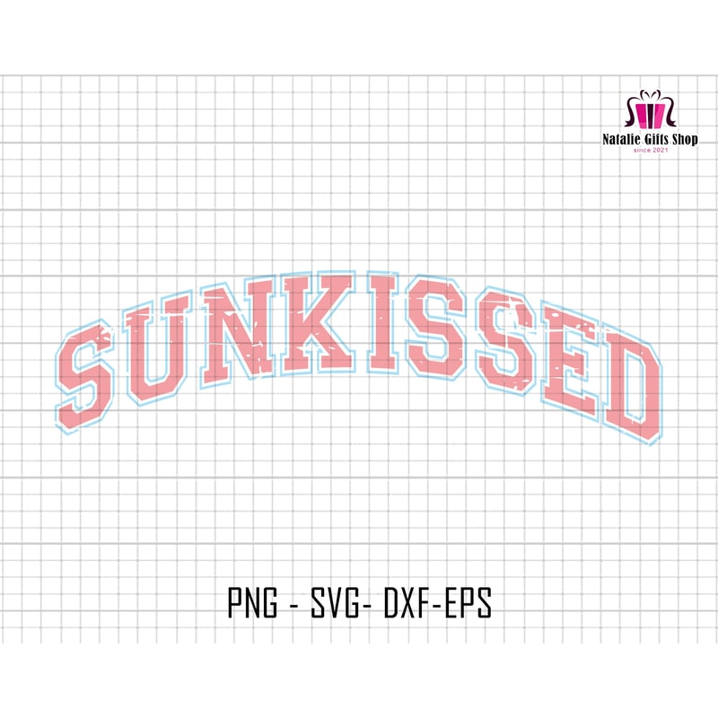 Varsity Summer Svg, Summer Svg, Sunkissed Svg, Beach Vibes Varsity, Hello Summer Svg, Trendy Summer Svg, Jersey Font, Beachy, Varsity Letter 1.jpg